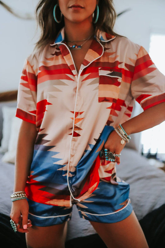 Womens Aztec Sleepware Set