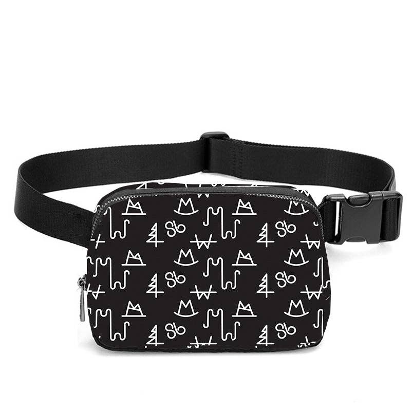 Black Brands Crossbody Bag