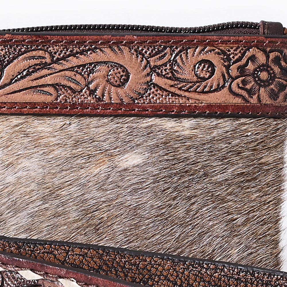Genuine Leather Womens Wristelet