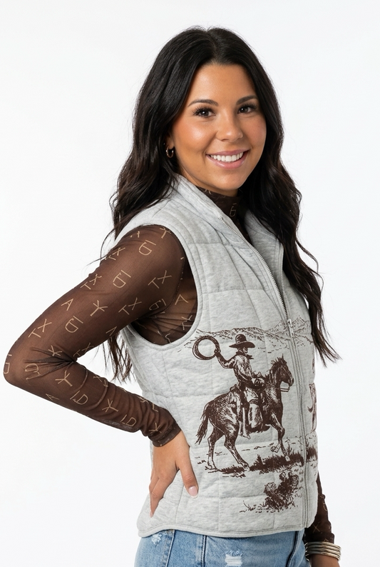 Cowboy Canvas Vest