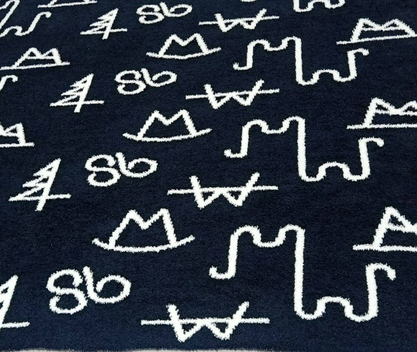 Black Brands Throw Blanket