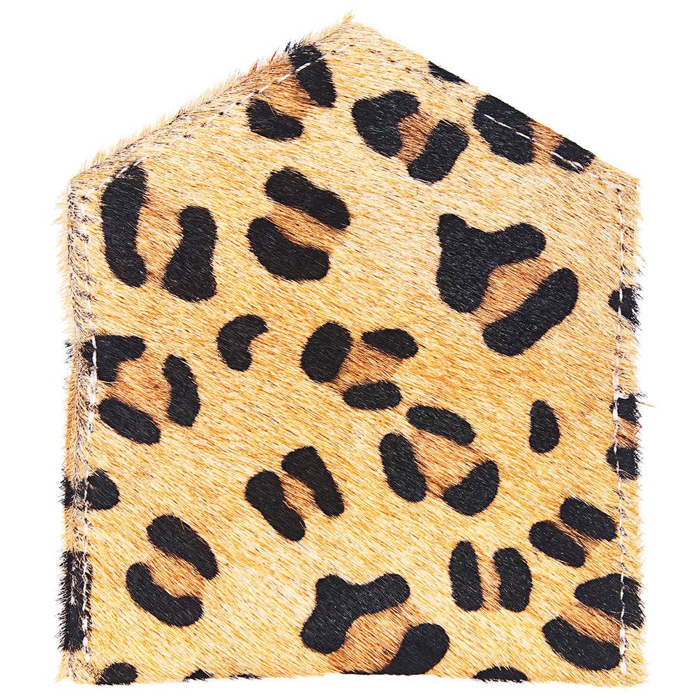 Hair-On Cowhide Envelope Card Holder