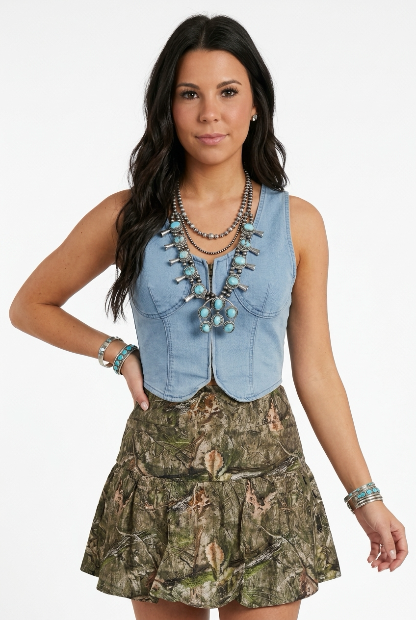 Backwoods Belle Camo Skort