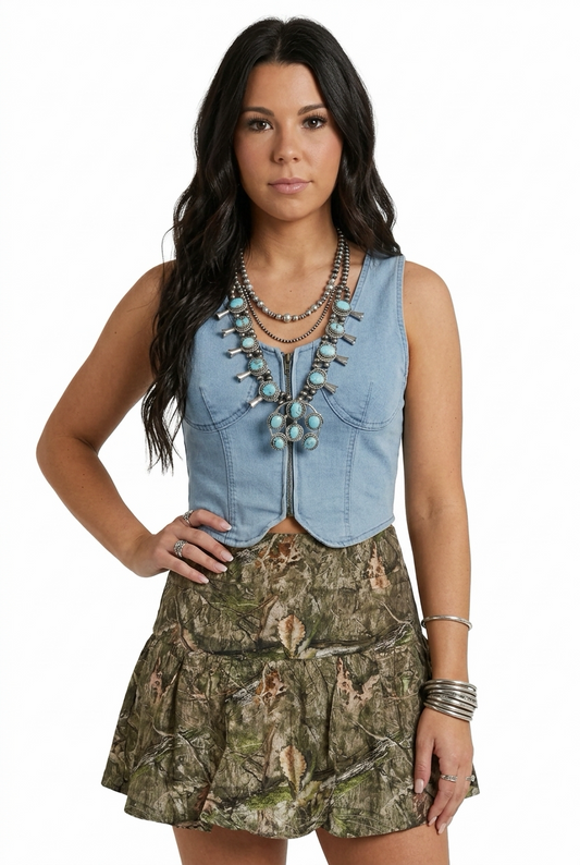 Backwoods Belle Camo Skort