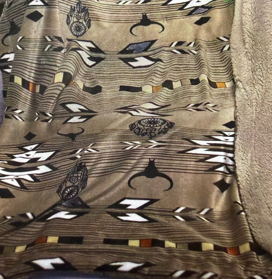 Southwest Steers Blanket – Twin (60 x 80)