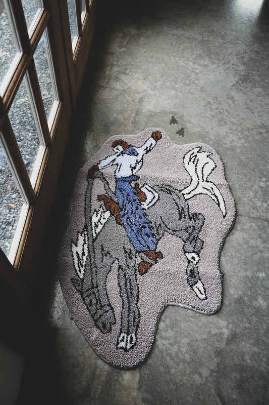 Bronc Buster Rodeo Rug