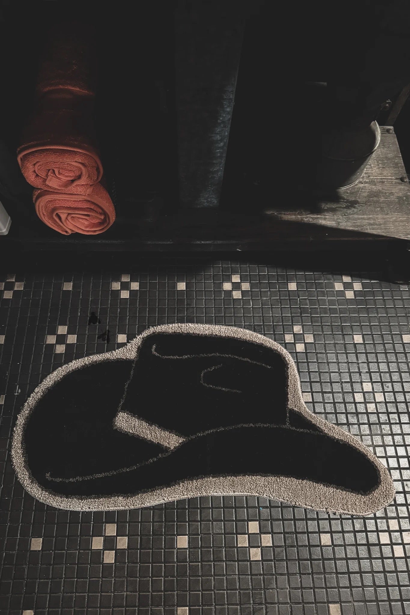 MOODY COWBOY RUG - MIDNIGHT