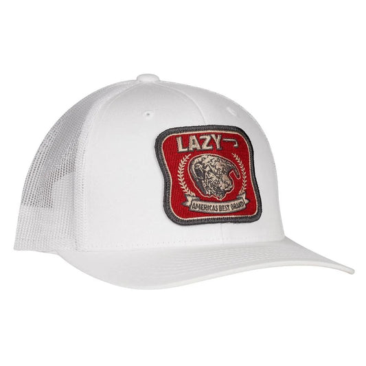 LJR White America's Best Brand Trucker