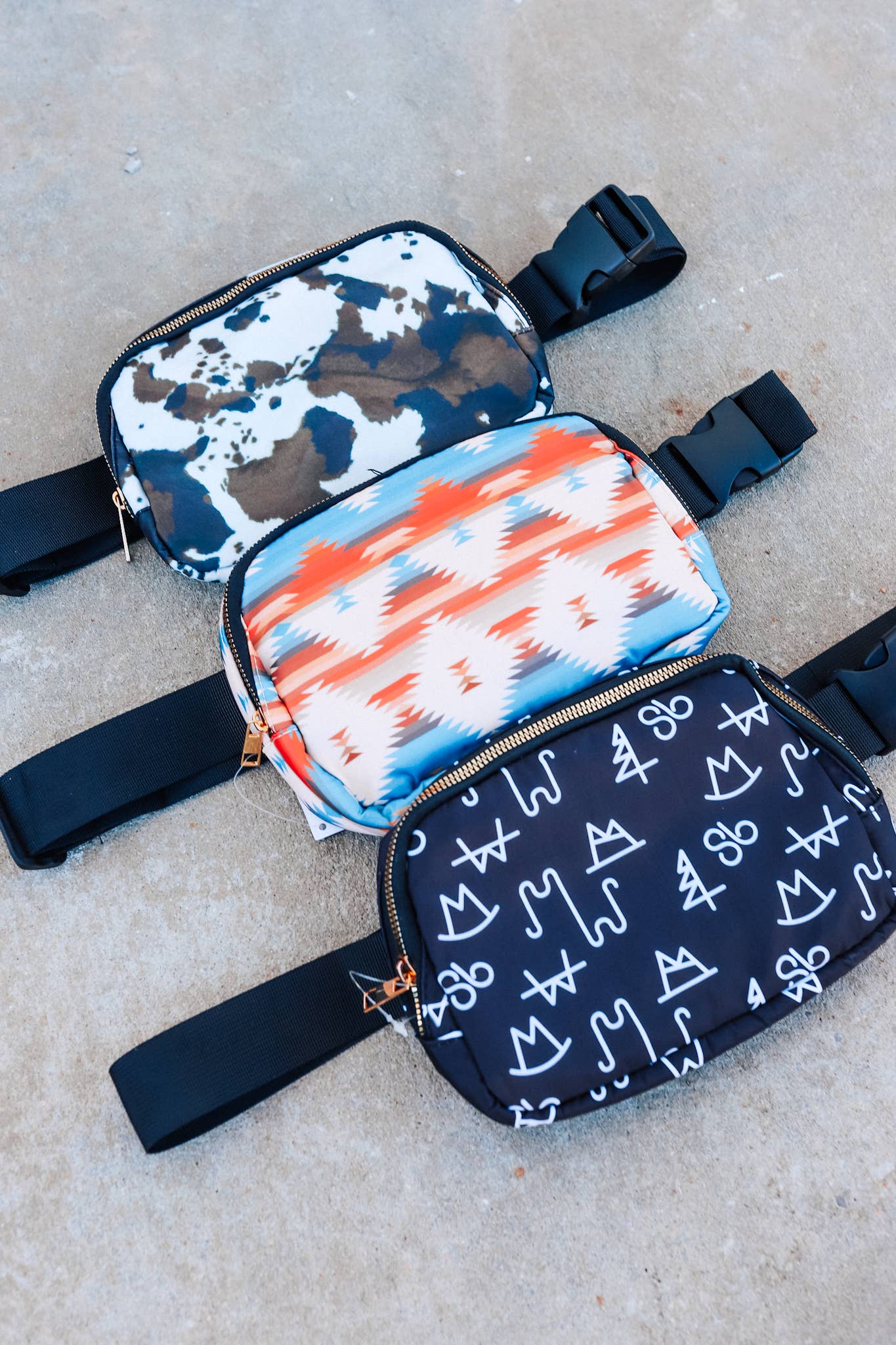 Black Brands Crossbody Bag