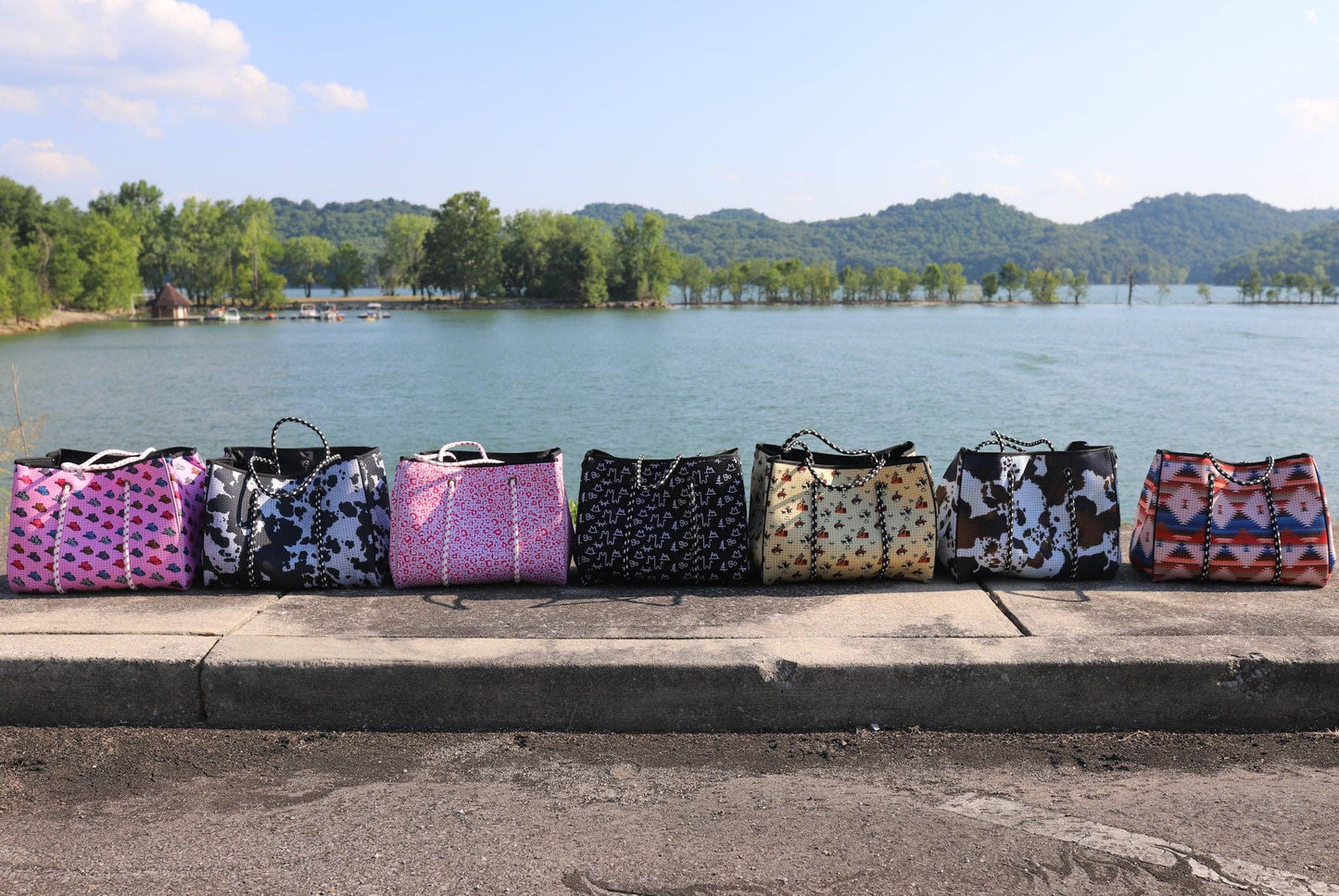 Large Black Brands Tote