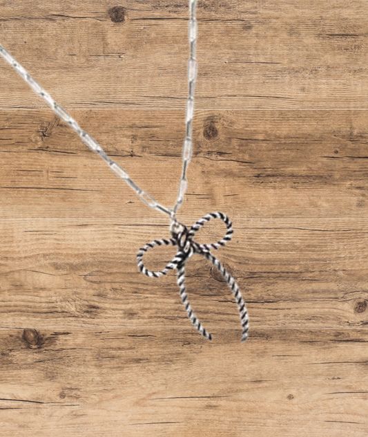 Western Corded Wire Ribbon Necklace