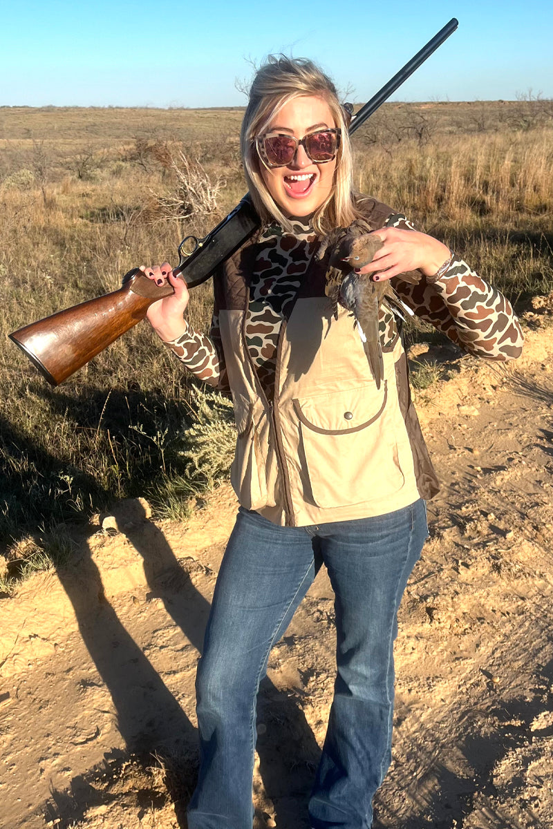 Camo “You Can’t See Me” Mesh Top