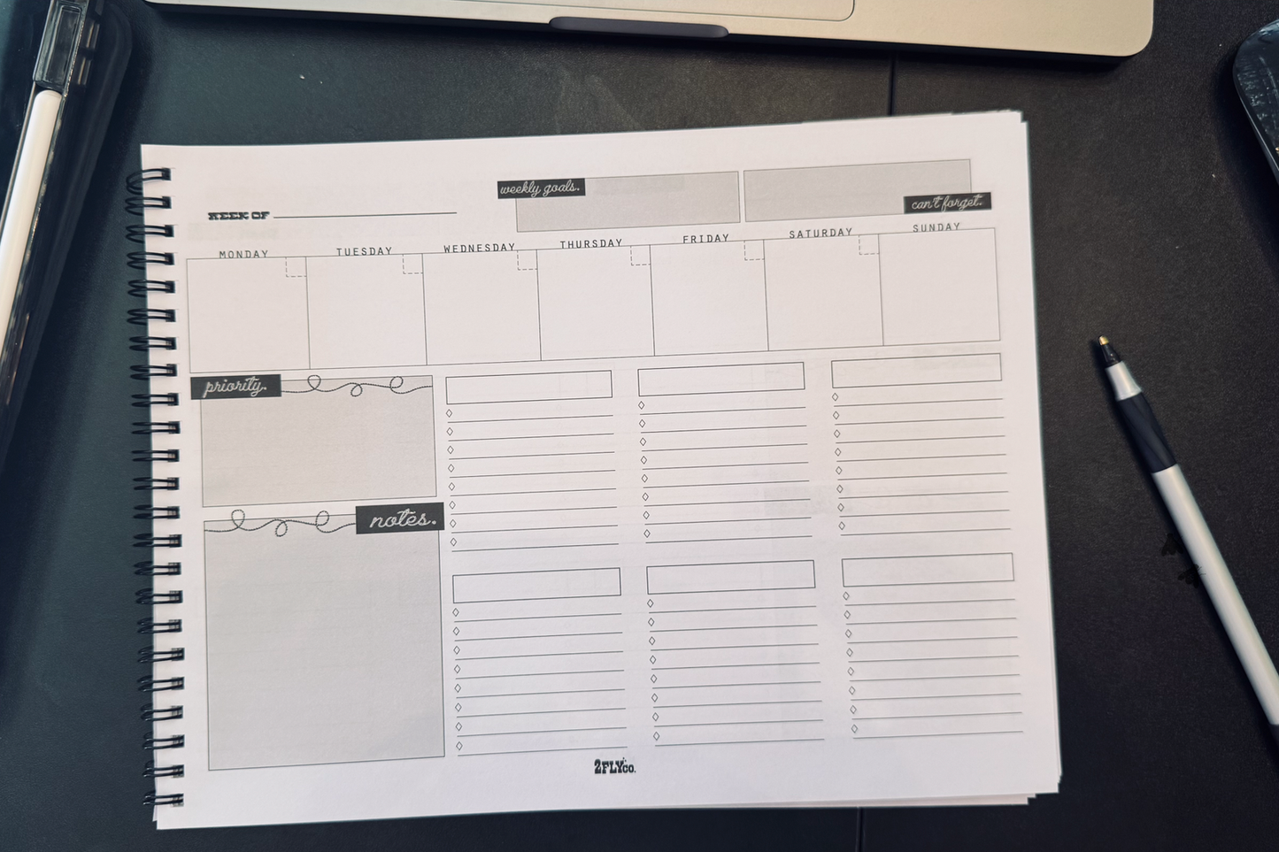 On The Fly Planner - Notebook