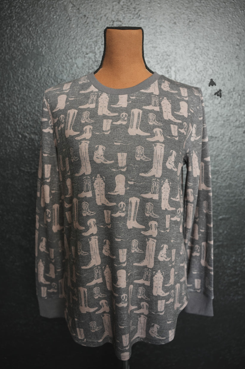 Loungy Lariat Top