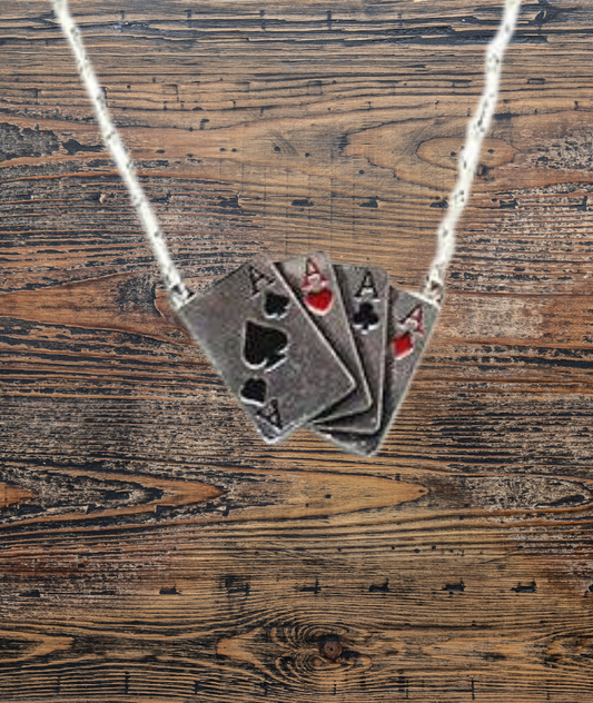 FOUR OF ACES NECKLACE