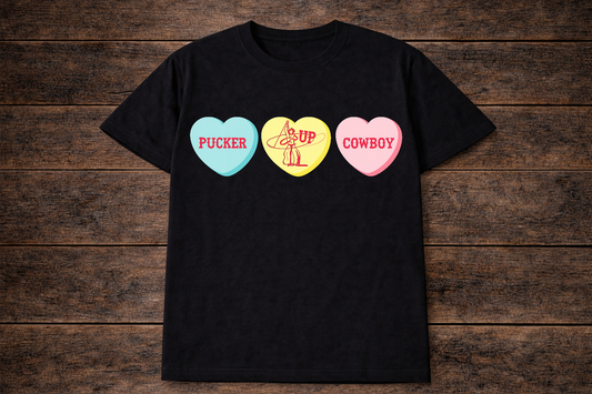 Pucker Up Cowboy Tee