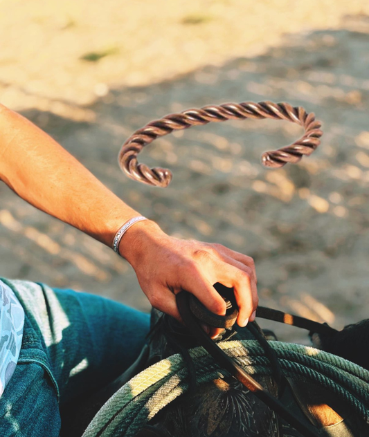 Men's Authentic Copper Coil Cuff – 6 Inch