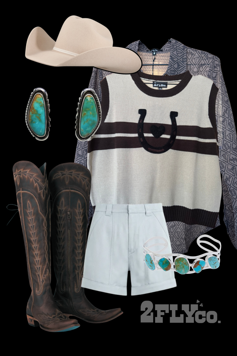 Lucky Love Horseshoe Vest