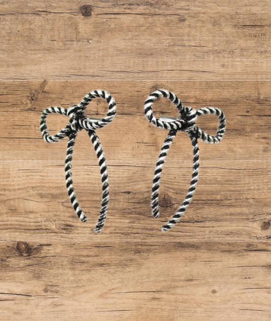 Western Corded Wire Ribbon Earring