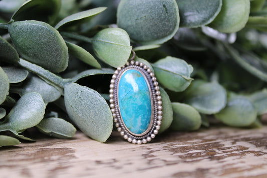 Mojave Turquoise Sterling Silver Pendant