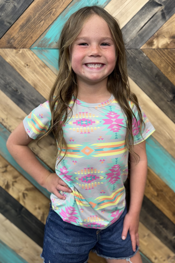Kids Mini Aztec Daydream Top