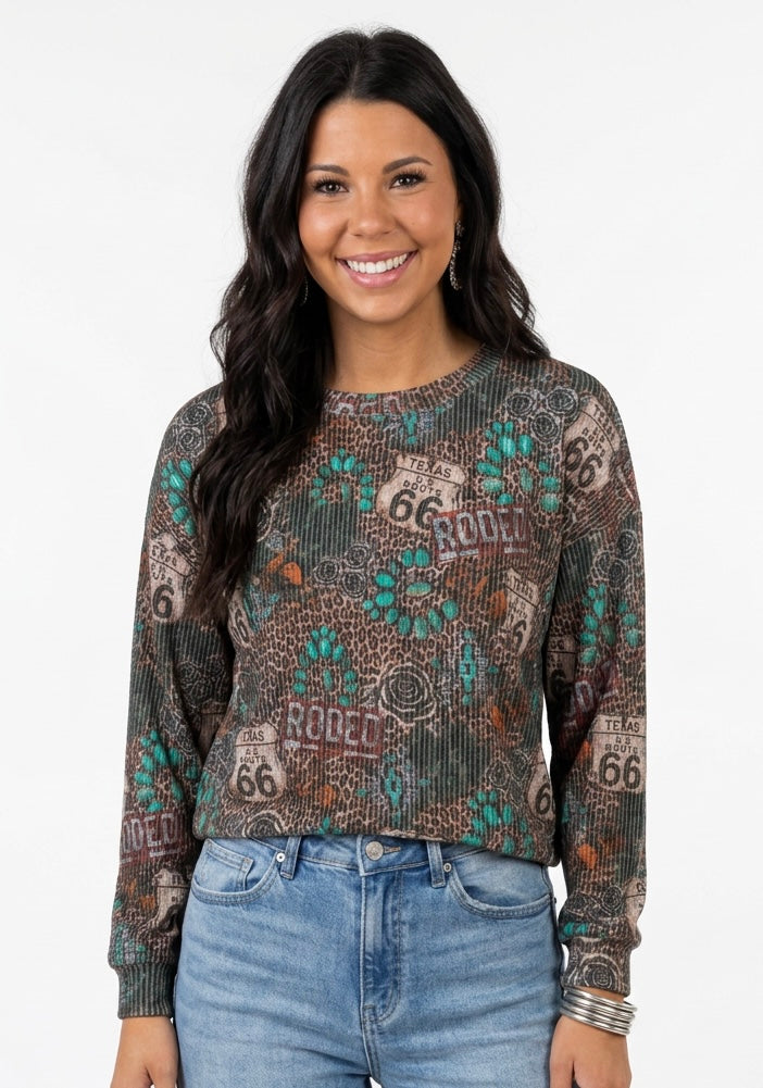 Wild Route Sweater Top