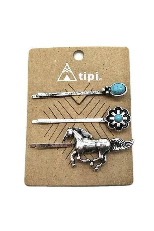 ROUGHY BOBBY PIN SET