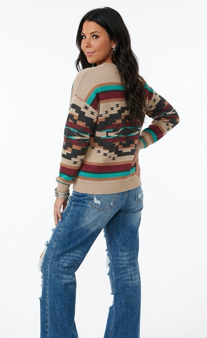 Southwest Sunset Sweater