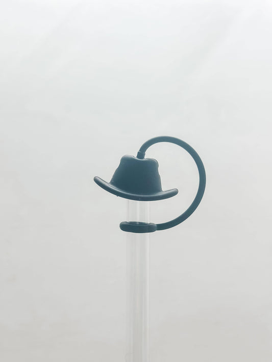 Black Cowboy Hat Straw Cover 10MM