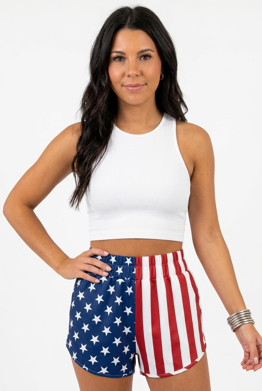 American Flag Shorts