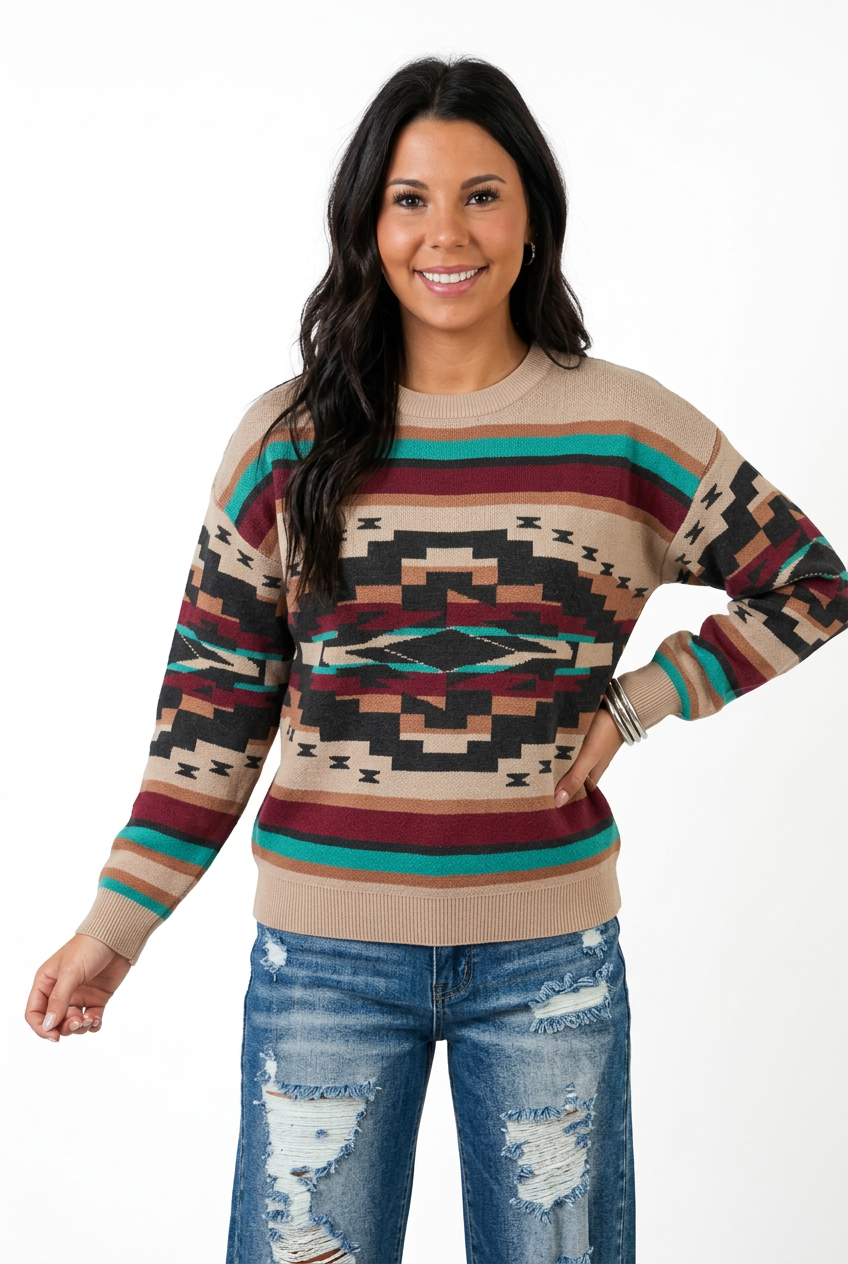Southwest Sunset Sweater