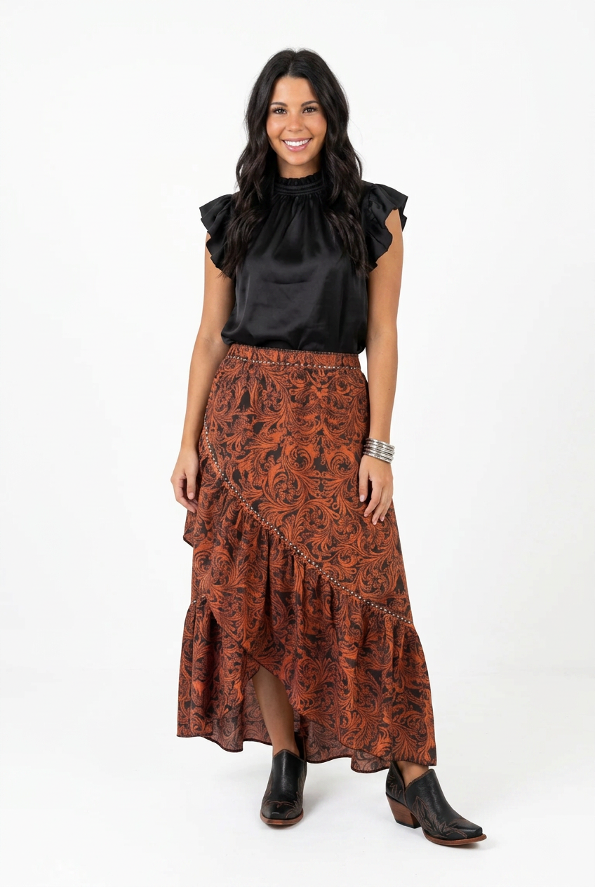 Country Tooled Skirt