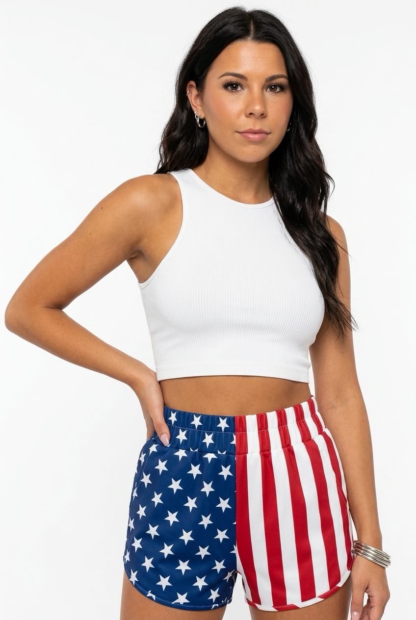 American Flag Shorts