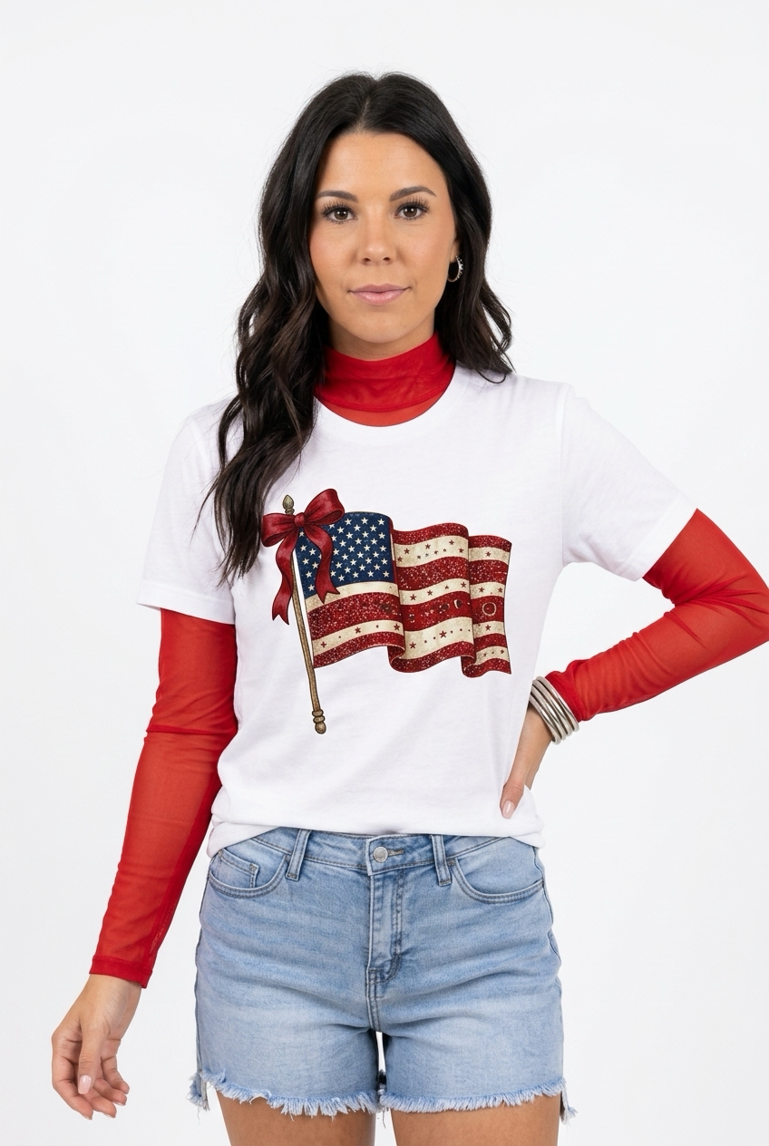 Western Bandana Flag Tee