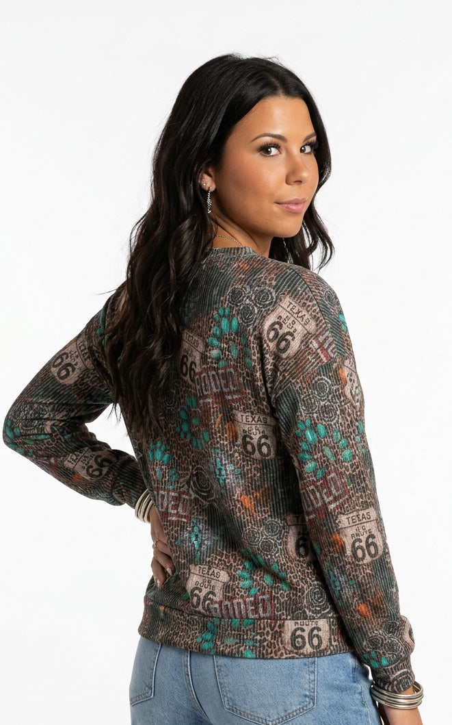 Wild Route Sweater Top