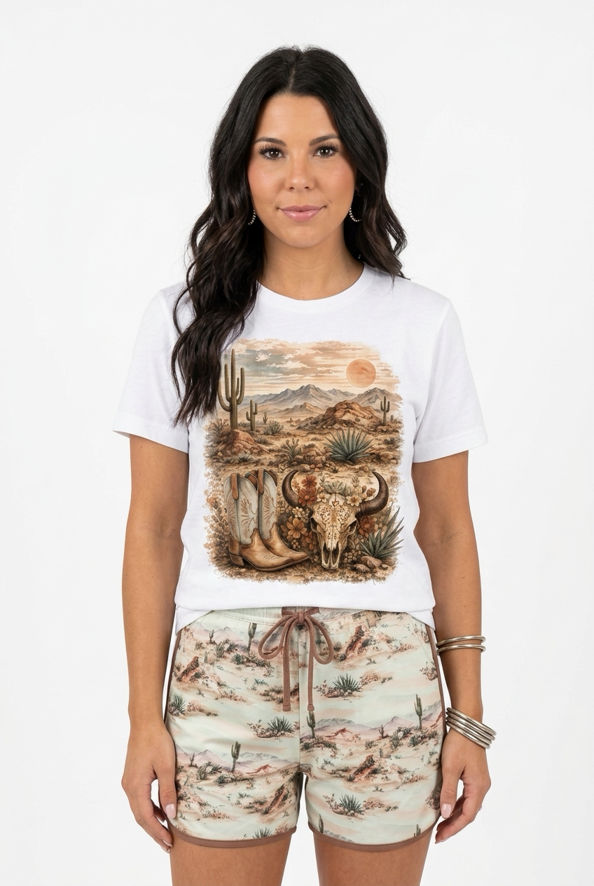 Desert Dune Long Shorts