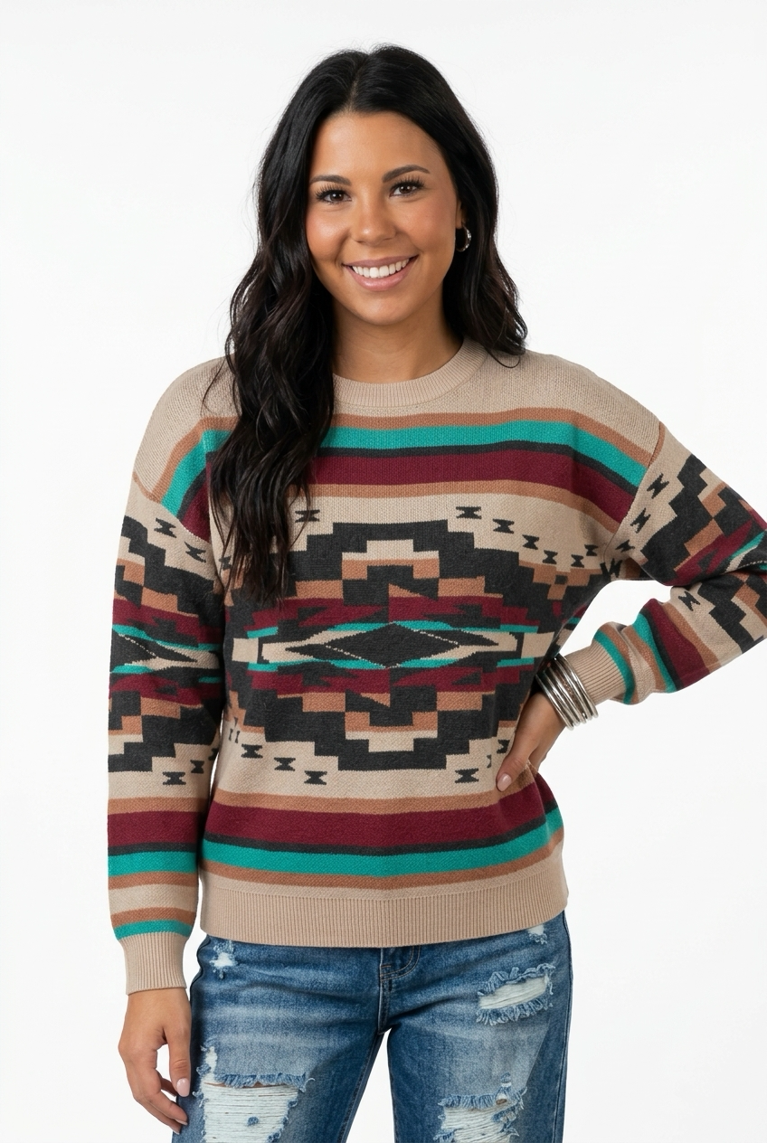 Southwest Sunset Sweater