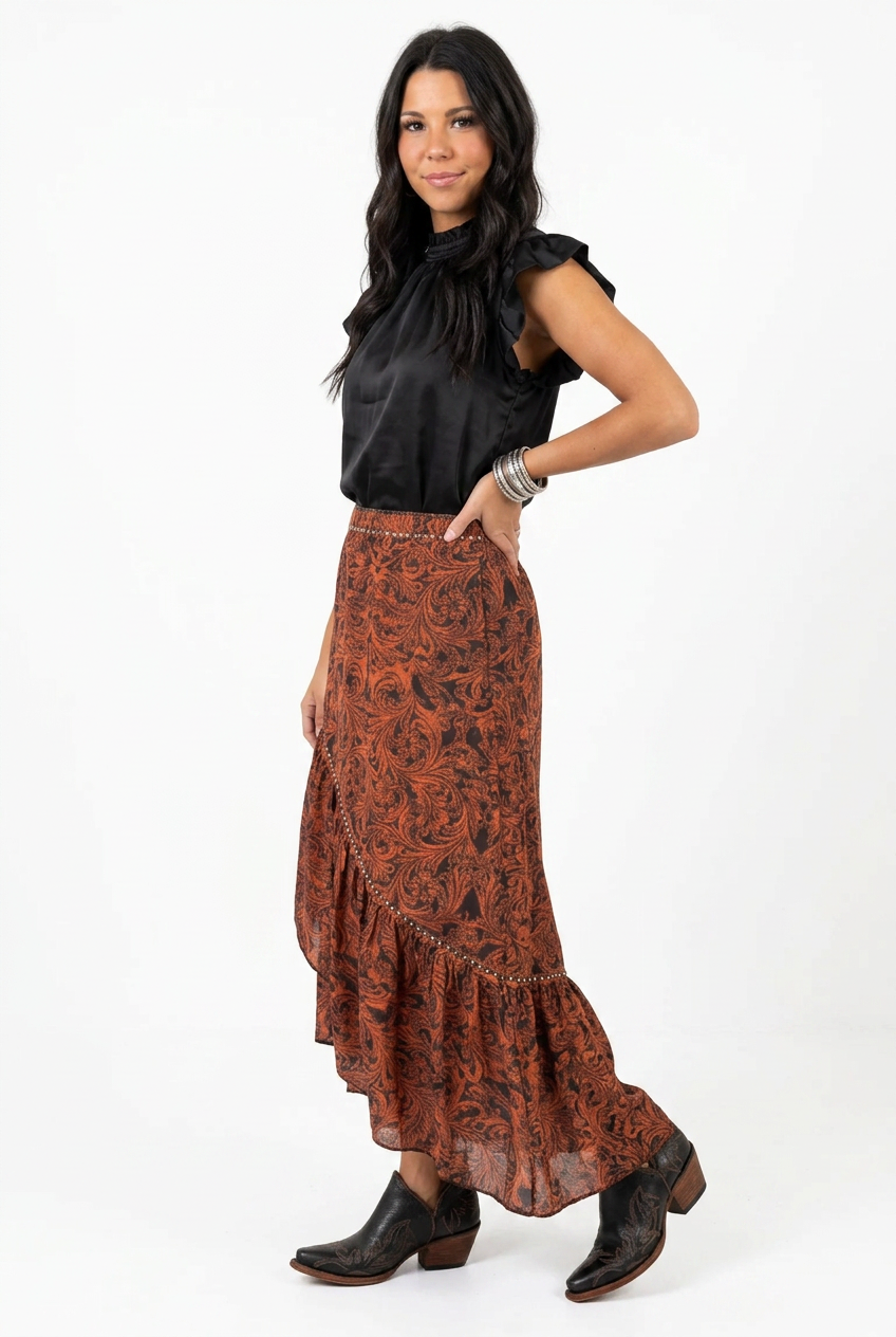 Country Tooled Skirt