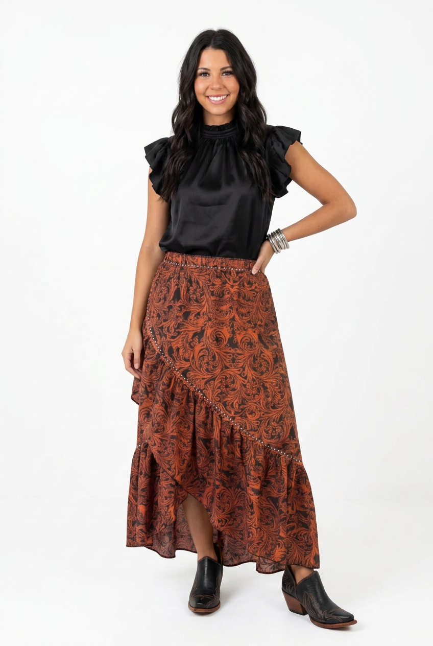 Country Tooled Skirt