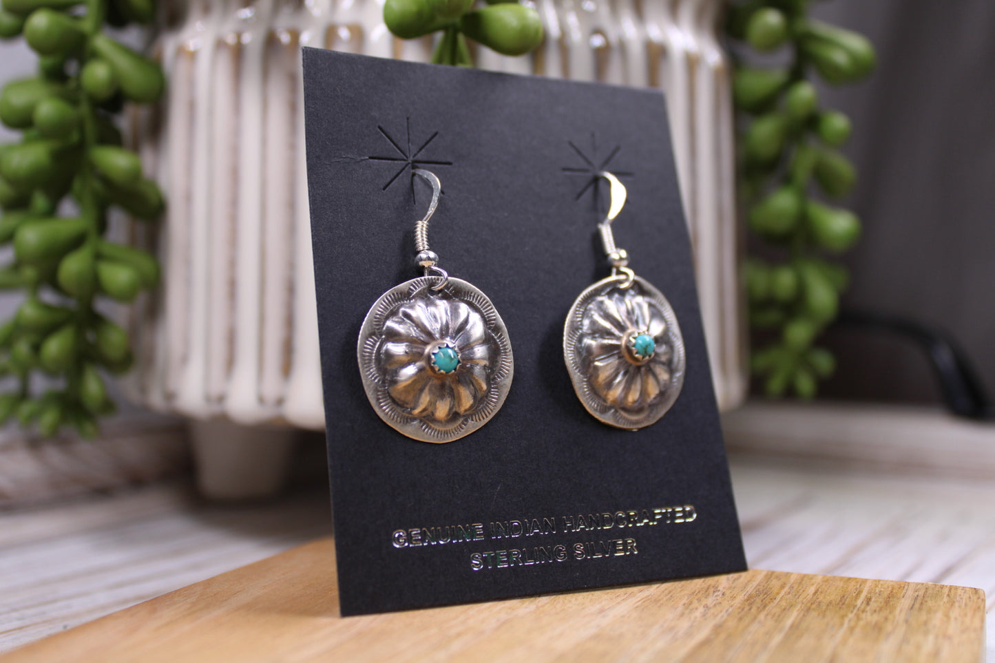 Concho Earrings – Navajo Artist Joan Begay