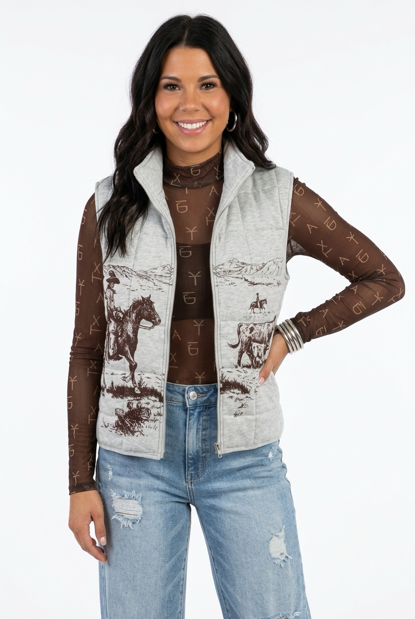 Cowboy Canvas Vest