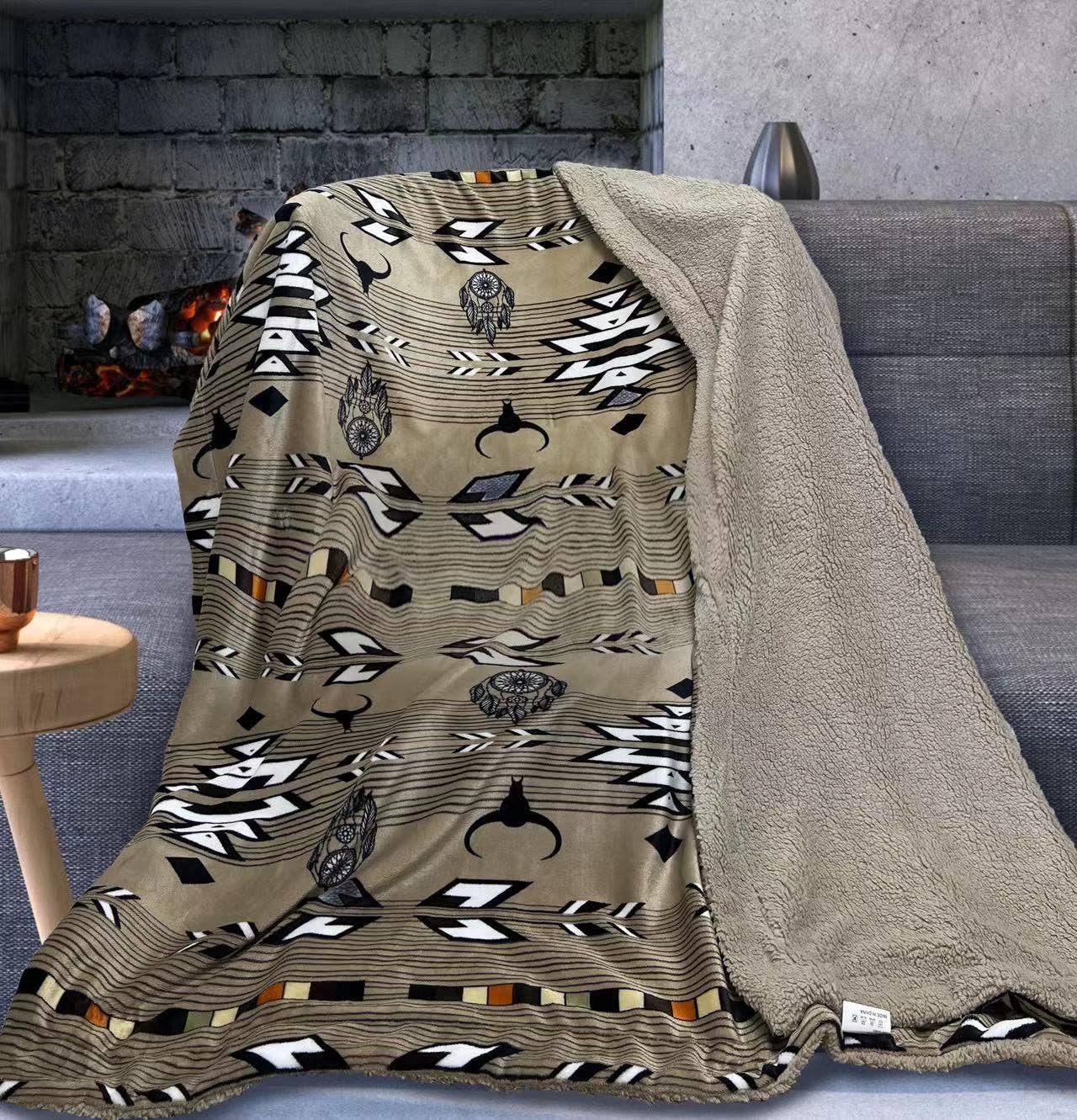 Southwest Steers Blanket – Twin (60 x 80)
