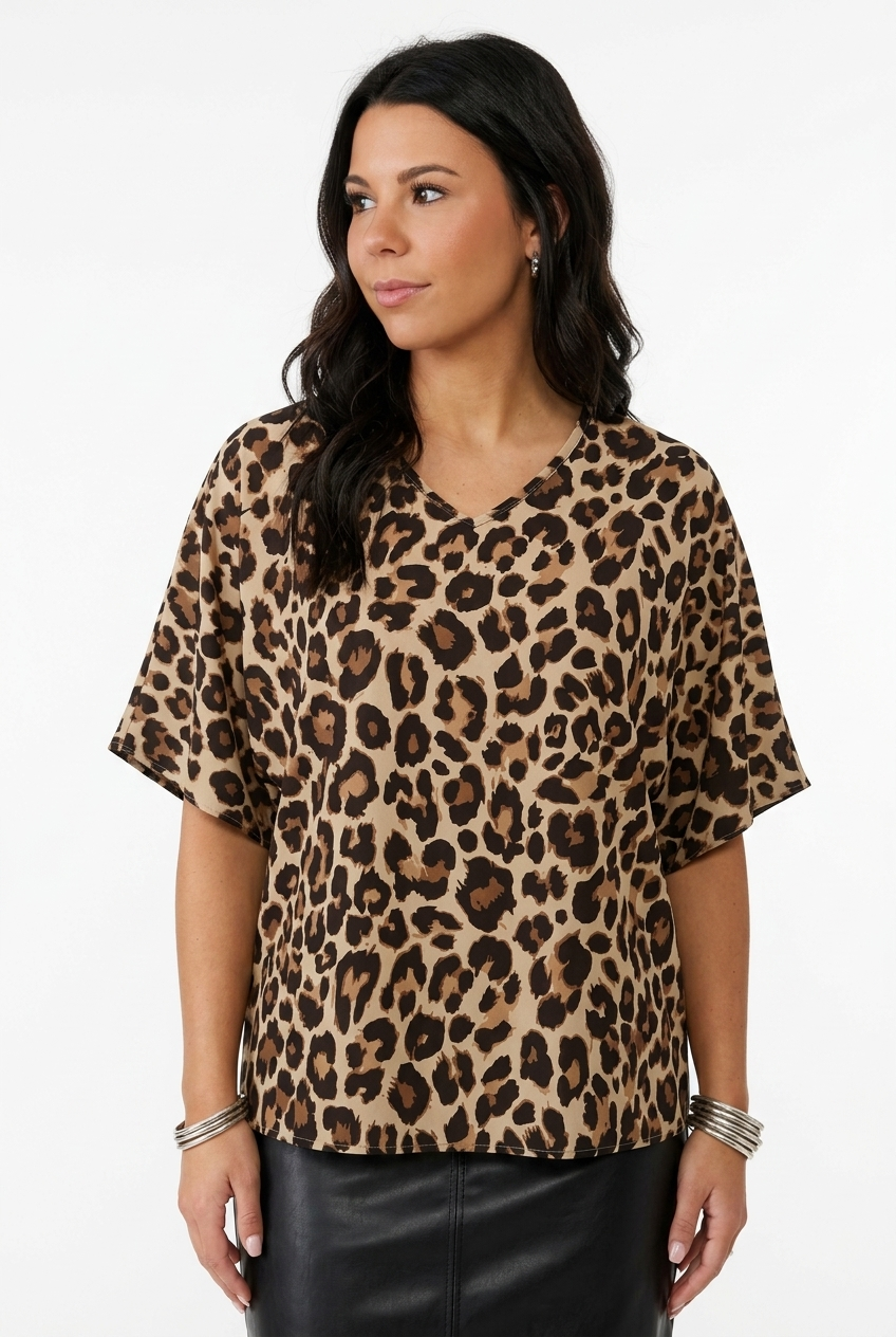 Leopard Wild Side Top