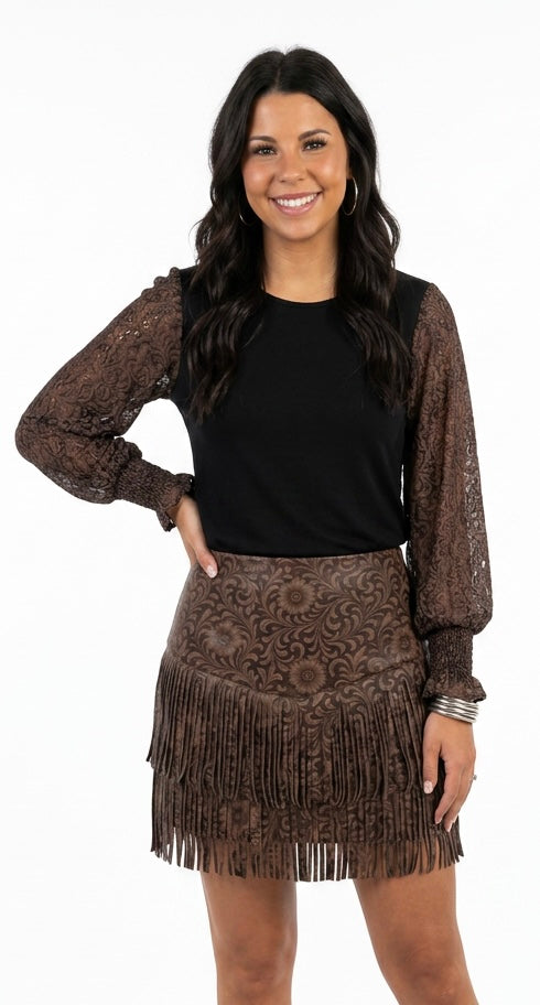 Dark Bloom Darling Top