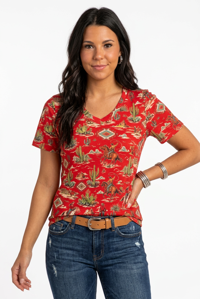 Red Rock Rodeo Top
