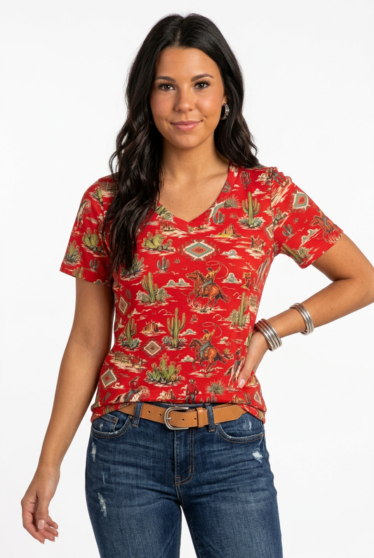 Red Rock Rodeo Top