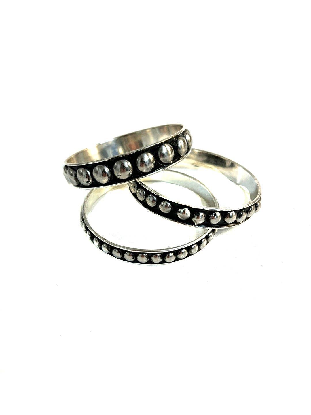 Western Bubble Metal Bangle Bracelet