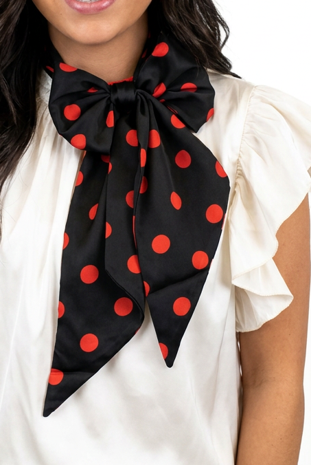 Black/Red Polka Dot Latigo