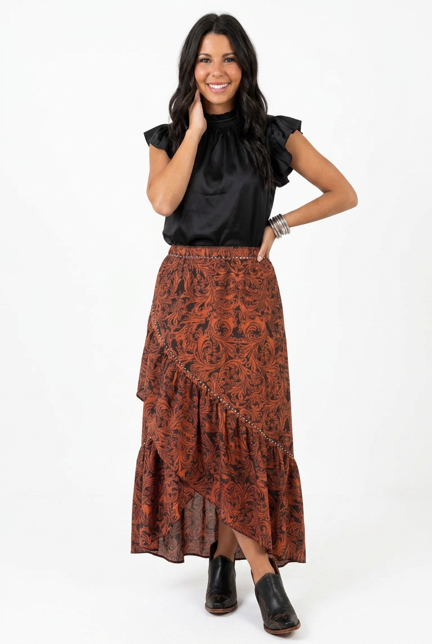 Country Tooled Skirt