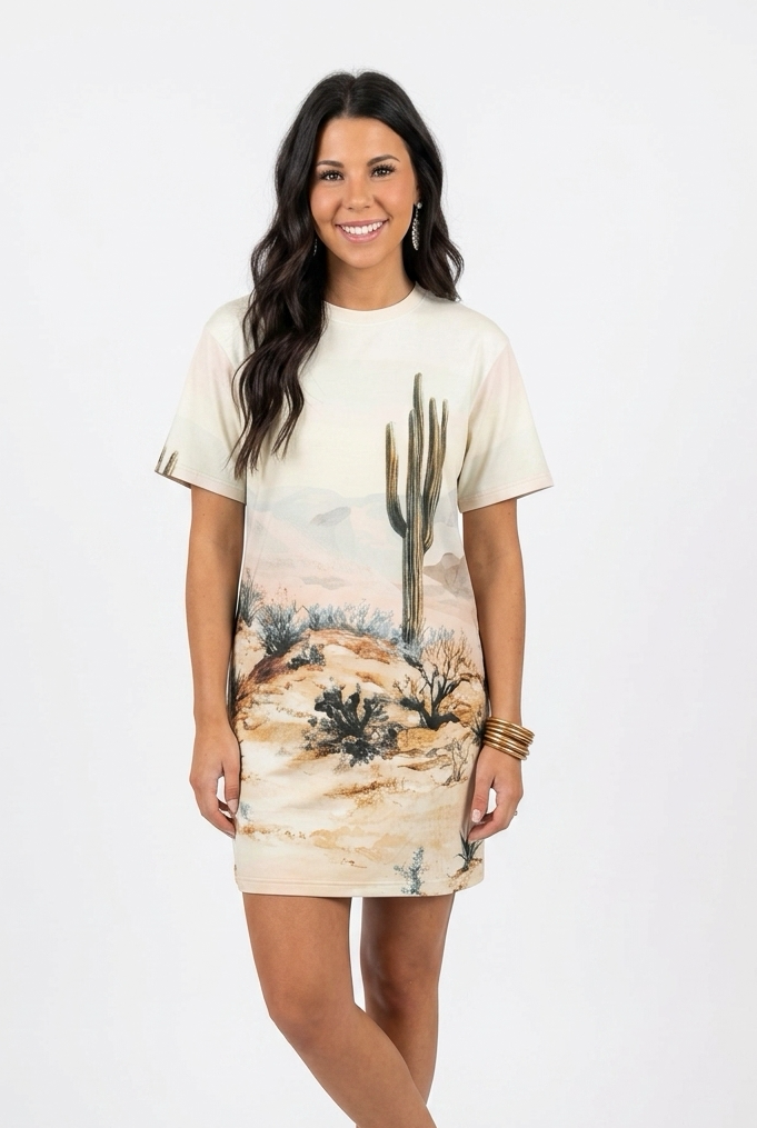 Canyon Sands T-Shirt Dress